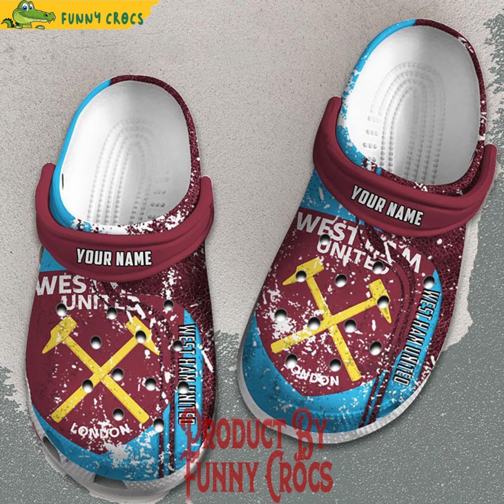 Personalized Premier League WestHam United Crocs