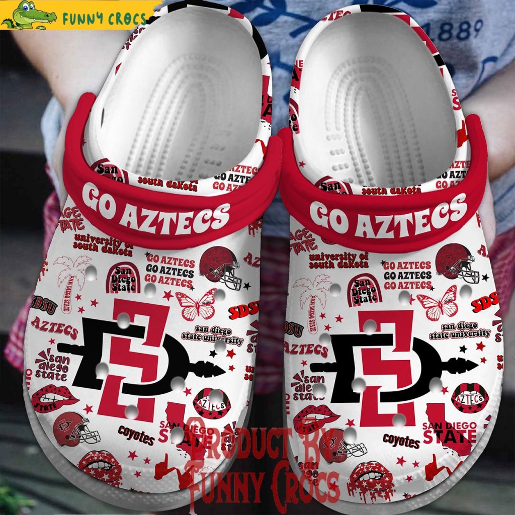 San Diego State Aztecs NCAA Football Crocs Shoes