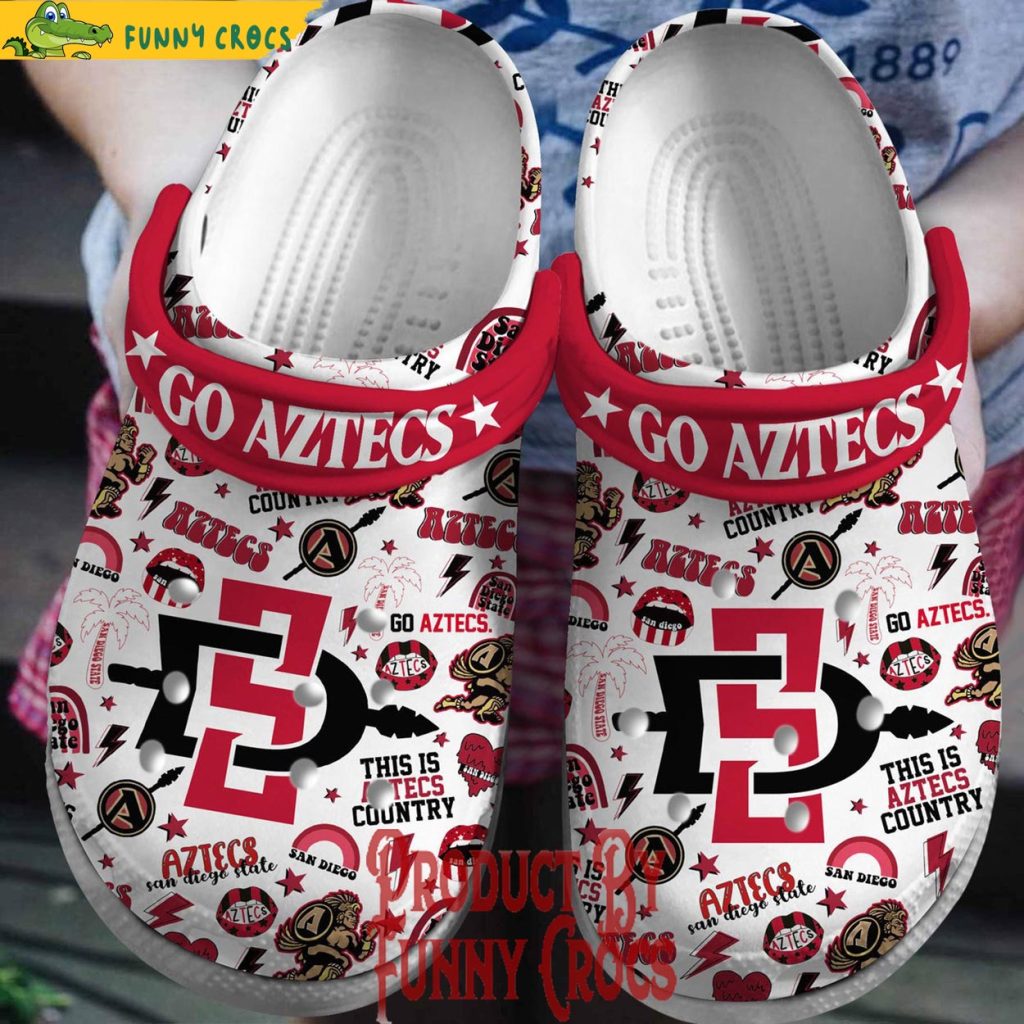 San Diego State Aztecs This Is Aztecs Country Crocs Shoes