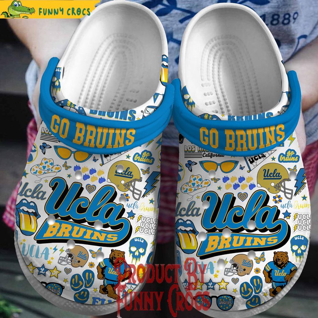 UCLA Bruins Football Crocs Shoes