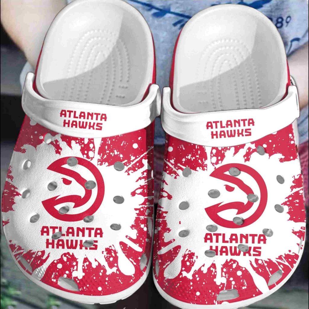 Atlanta Hawks Basketball Crocs Crocband Clog