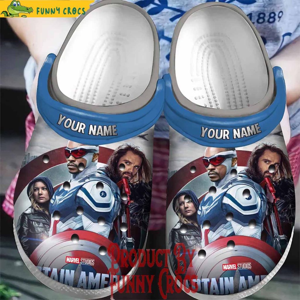 Custom Marvel Studios Captain America Brave New World Crocs For Adults