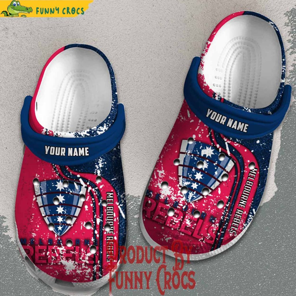 Custom Super Rugby Melbourne Rebels Crocs