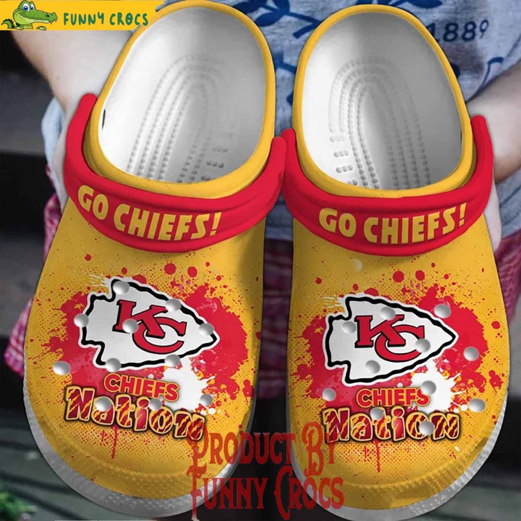 Kansas City Chiefs Nation Crocs Shoes