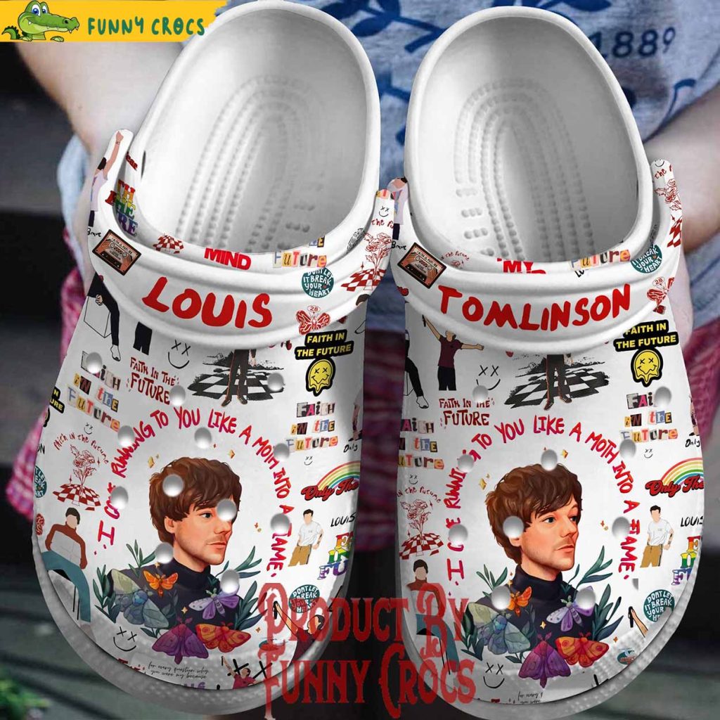 Louis Tomlinson Faith In The Future Pattern Crocs