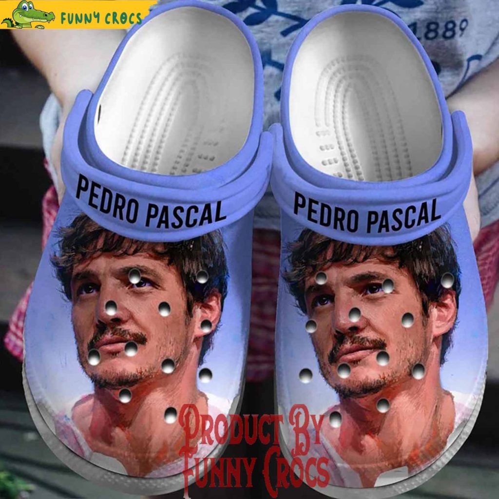 Pedro Pascal Face Crocs Slippers