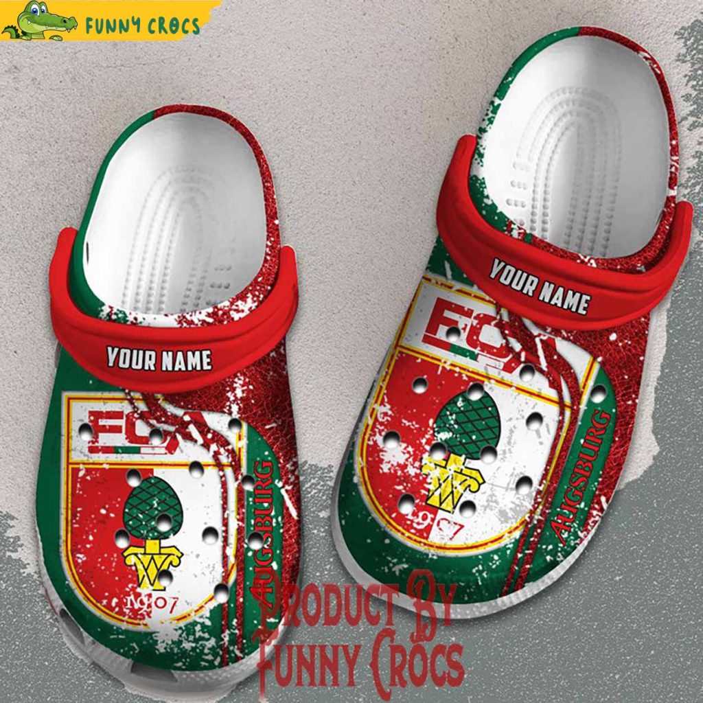 Personalized Bundesliga Augsburg Crocs