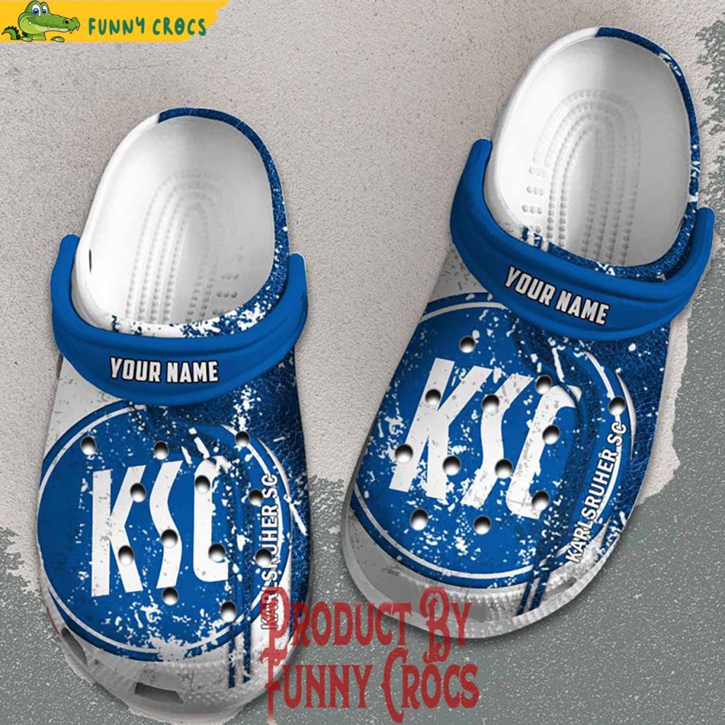 Personalized Bundesliga Karlsruher SC Crocs