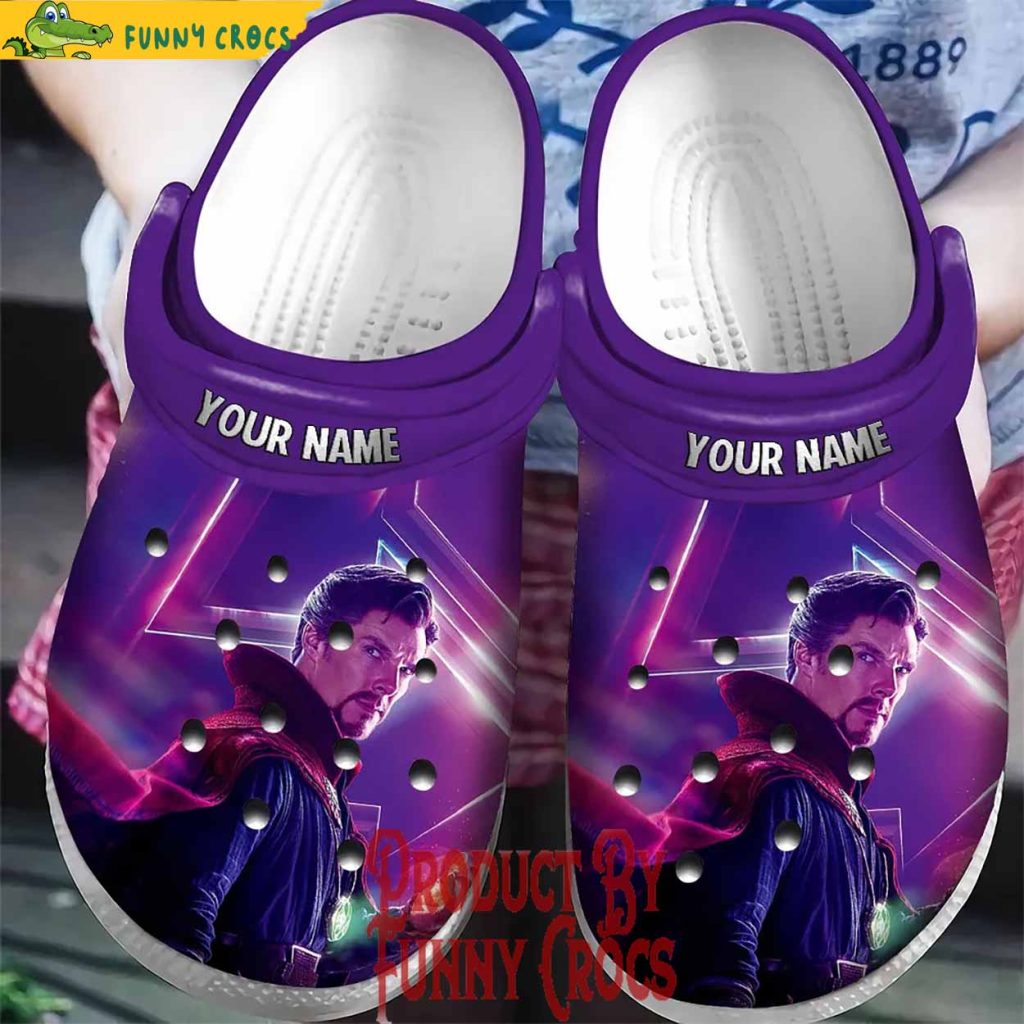 Personalized Doctor Strange Purple Crocs Shoes