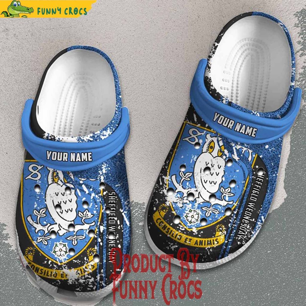 Personalized EFL Championship Sheffield Wednesday Crocs