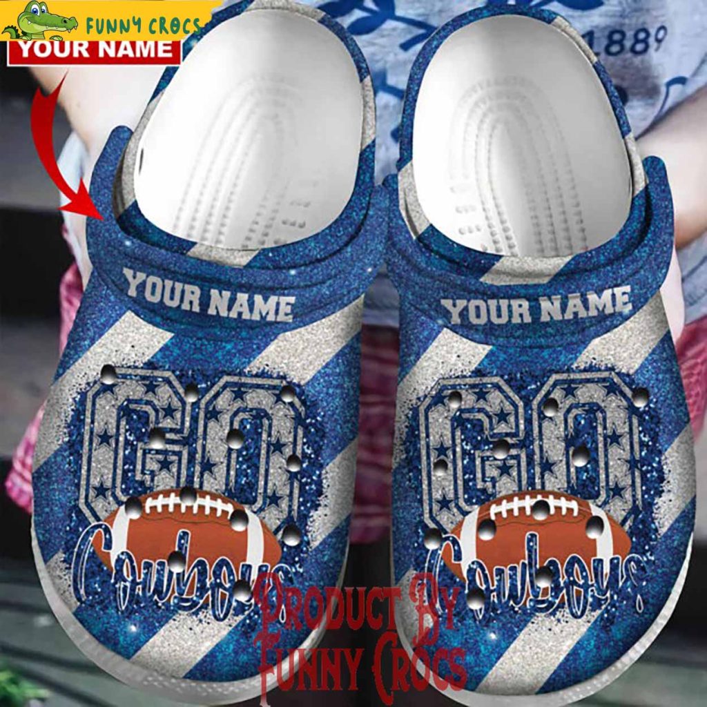 Personalized Go Dallas Cowboys Football Crocs