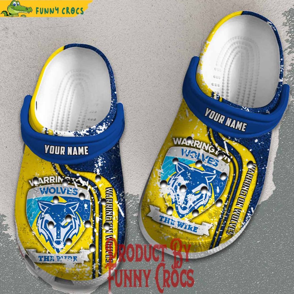 Super League Warrington Wolves Crocs