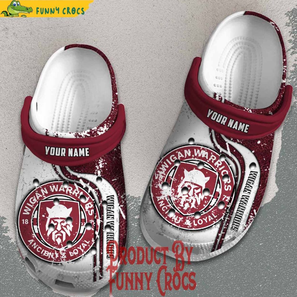 Super League Wigan Warriors Crocs