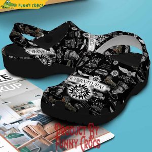 Supernatural Pattern Crocs Shoes 3