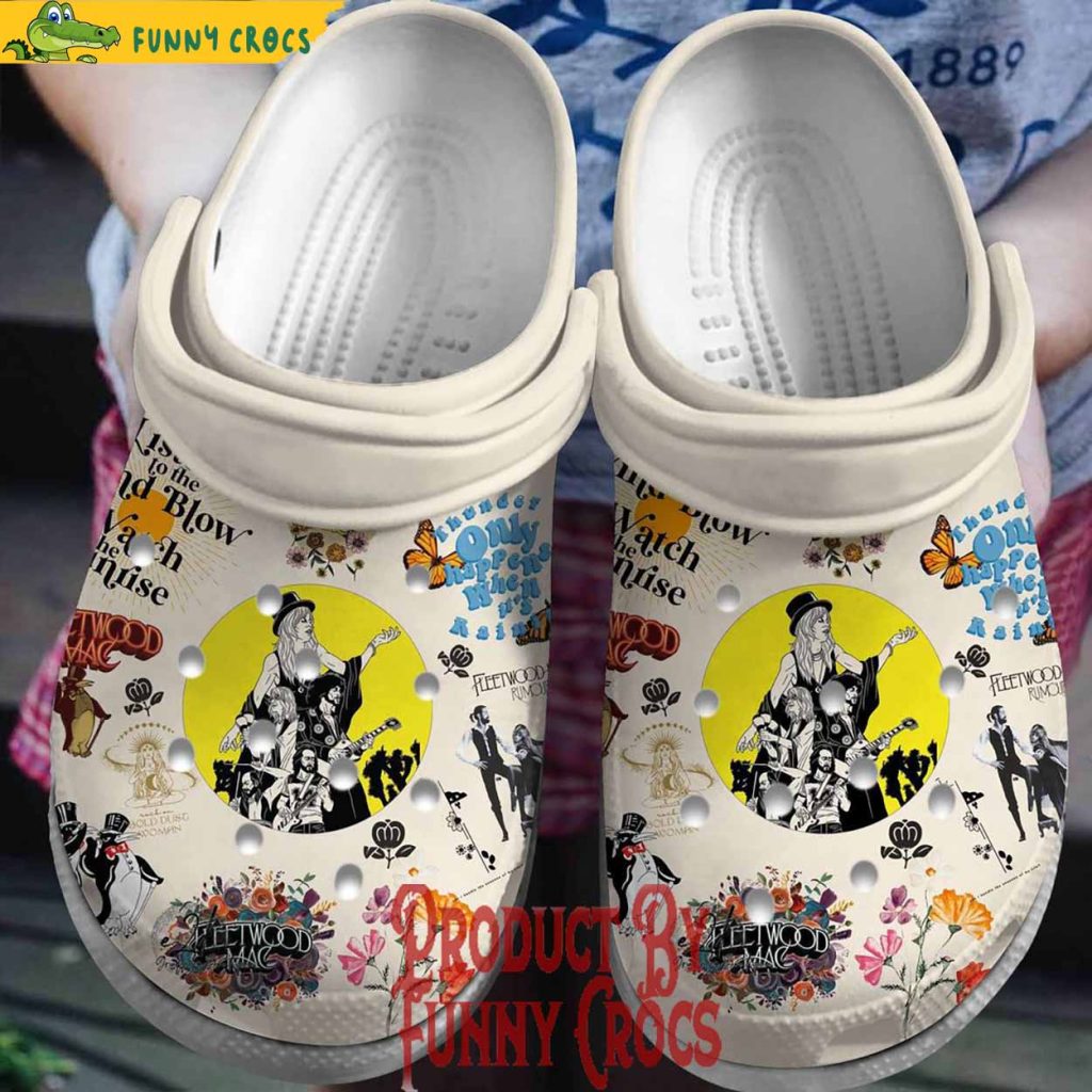 Personalized Fleetwood Mac Dreams Sunflowers Crocs Shoes