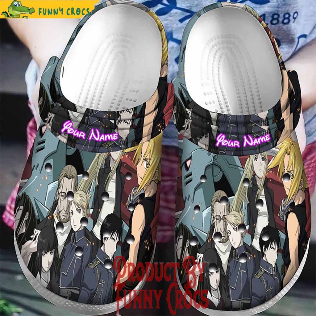 Personalized Fullmetal Alchemist Characters Crocs Shoes