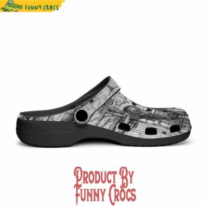 Robot Head Pencil Drawing Crocs Shoes 3