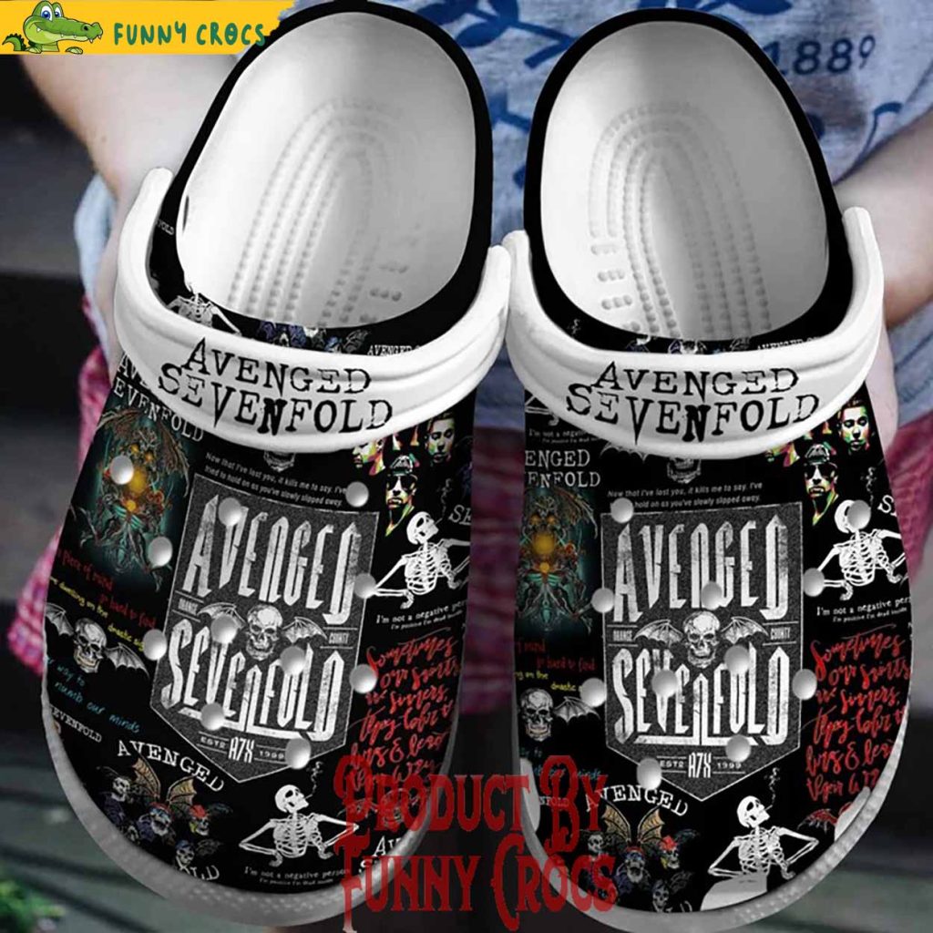 Avenged Sevenfold Orange County Crocs Shoes