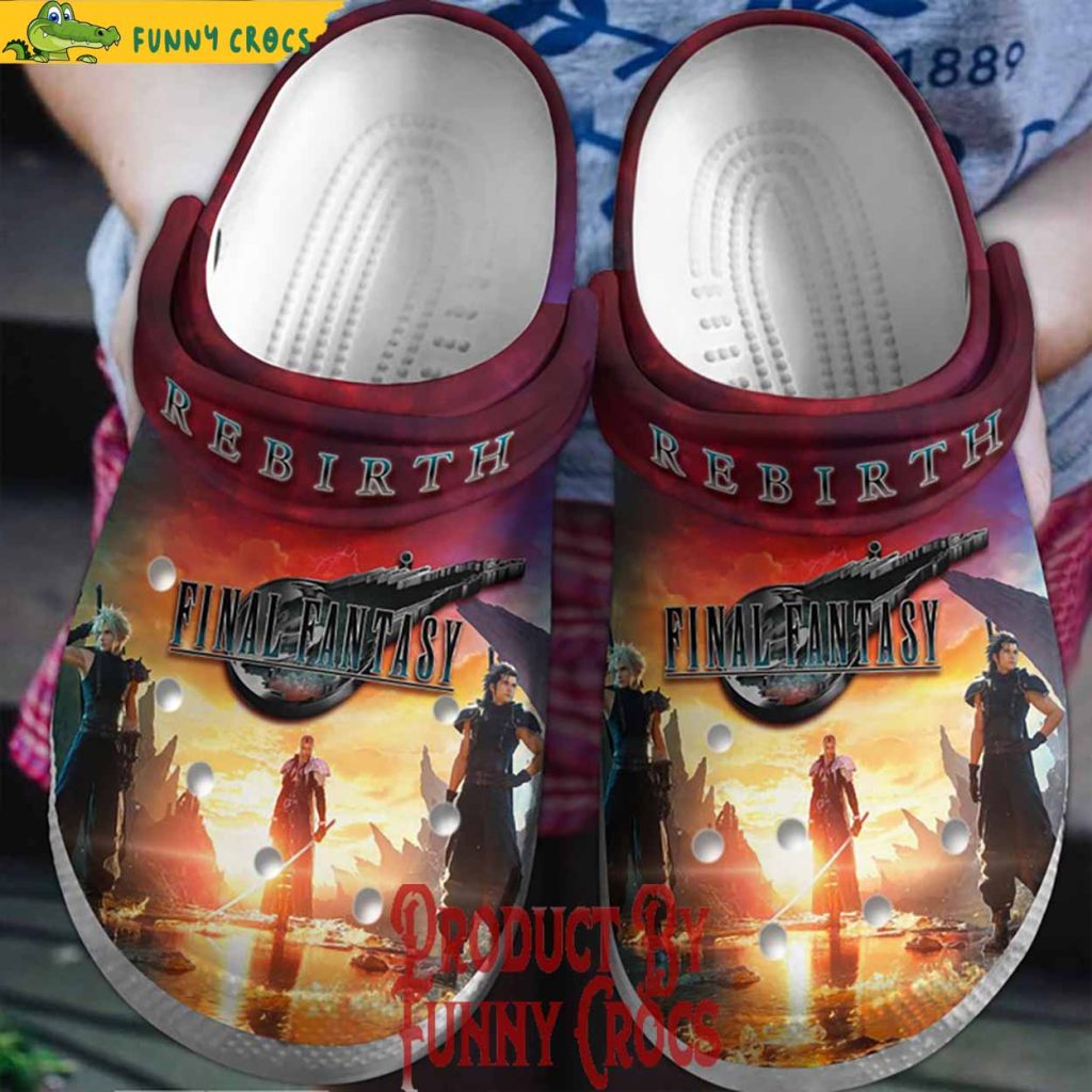 Final Fantasy 7 Rebirth Crocs Shoes