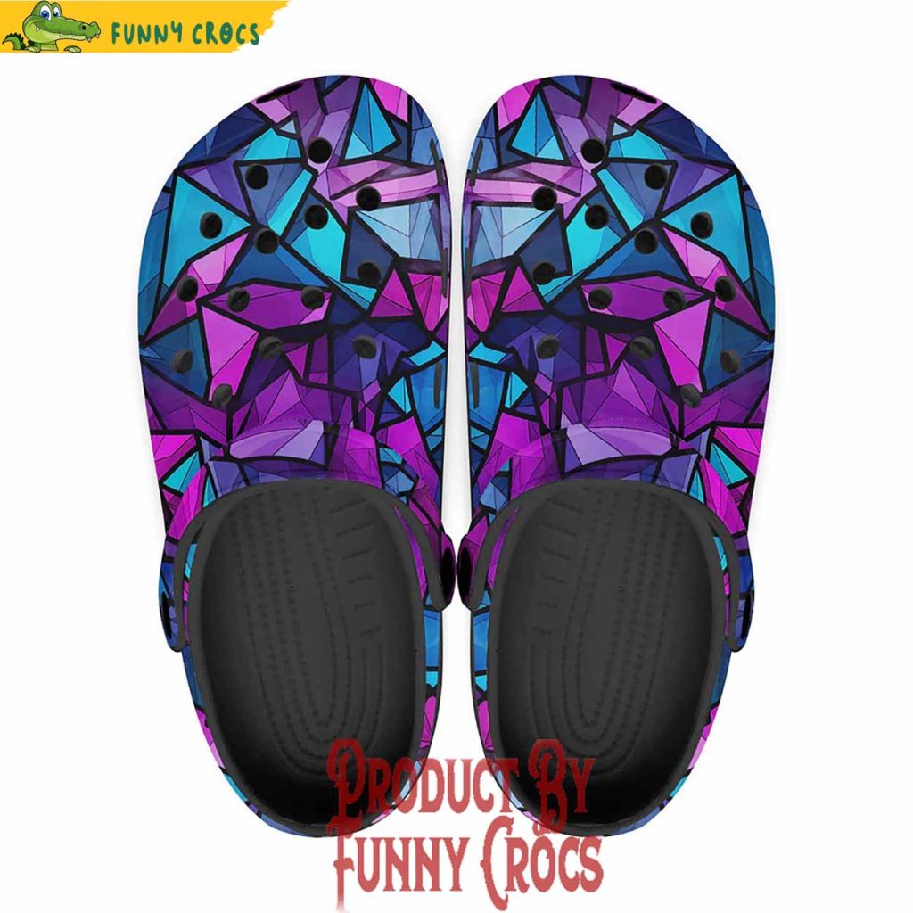 Geometric Polygons Colorful Crocs Style