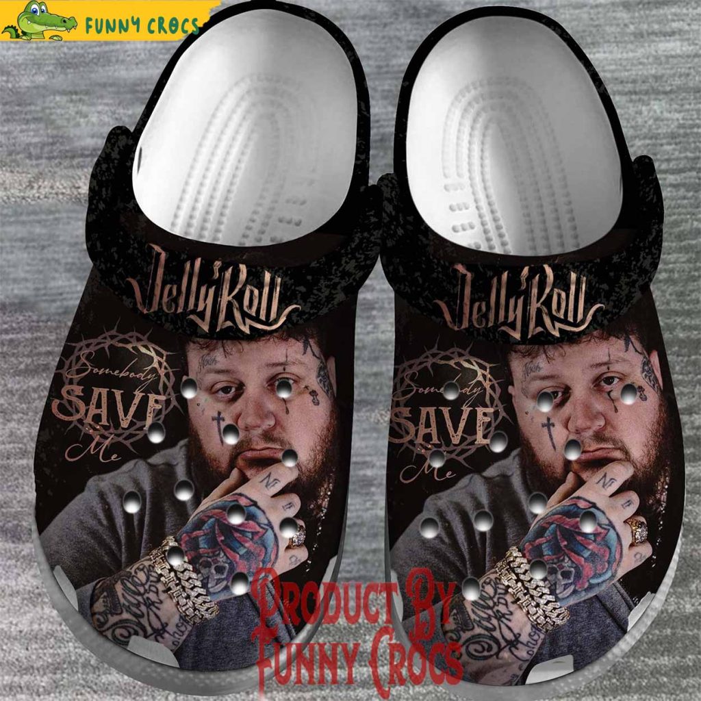 Jelly Roll Save Me Crocs Shoes