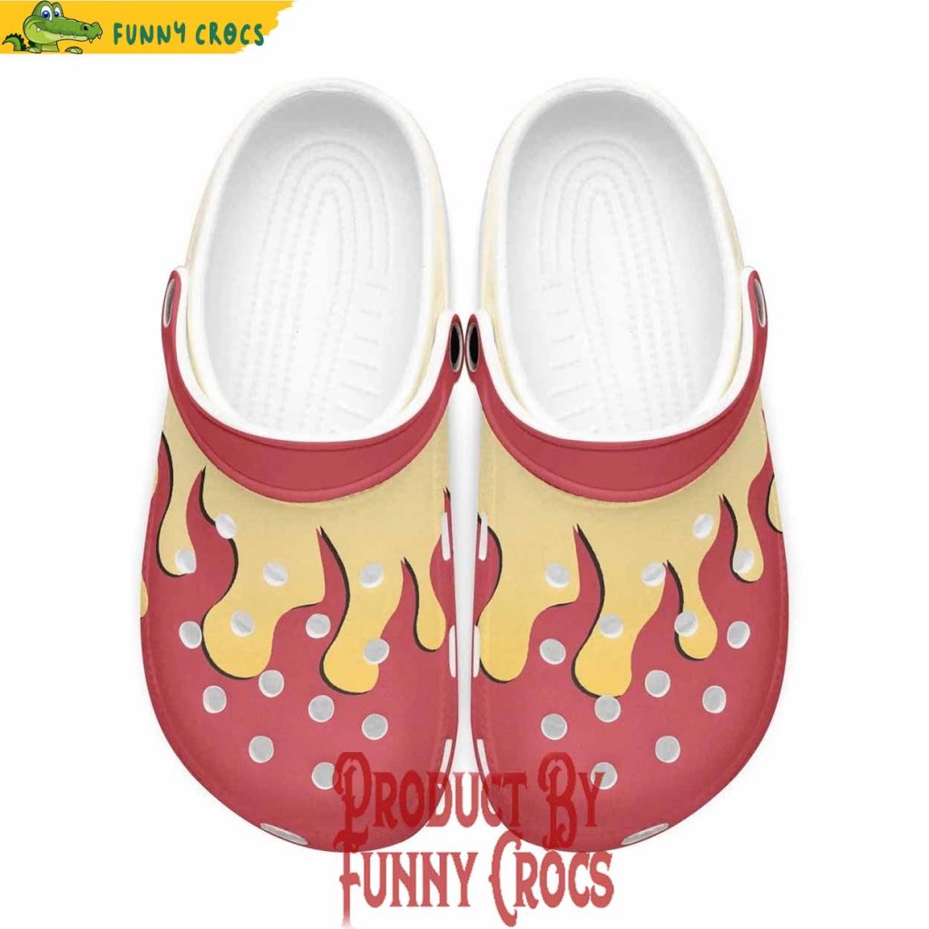 Kyojuro Rengoku Demon Slayer Custom Crocs Clogs