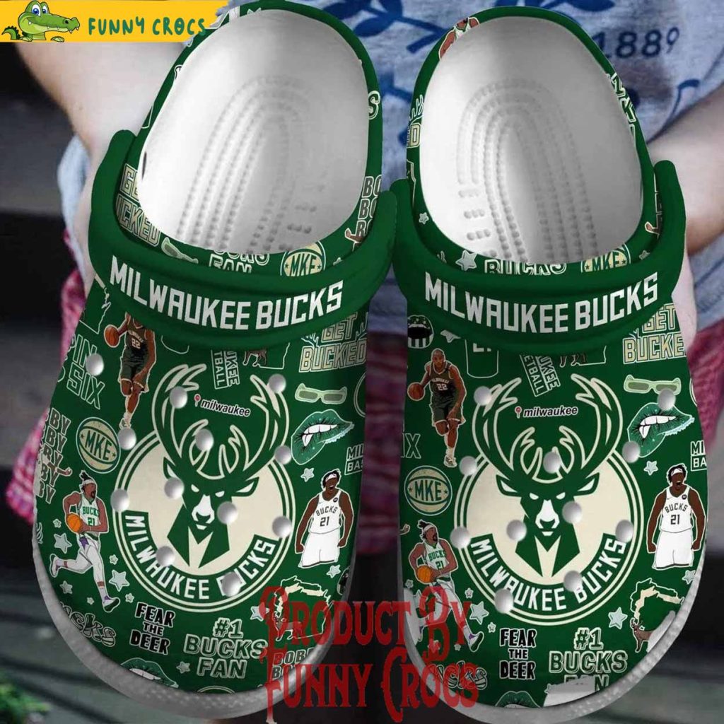 Milwaukee Bucks Fear The Deer Crocs Gifts For Fans