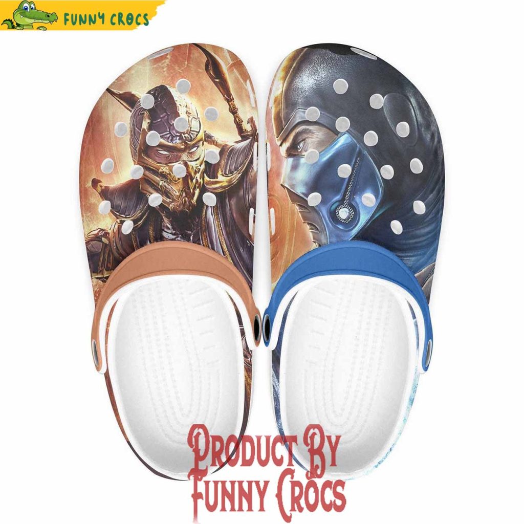 Mortal Kombat Sub-Zero Vs Scorpion Crocs Shoes