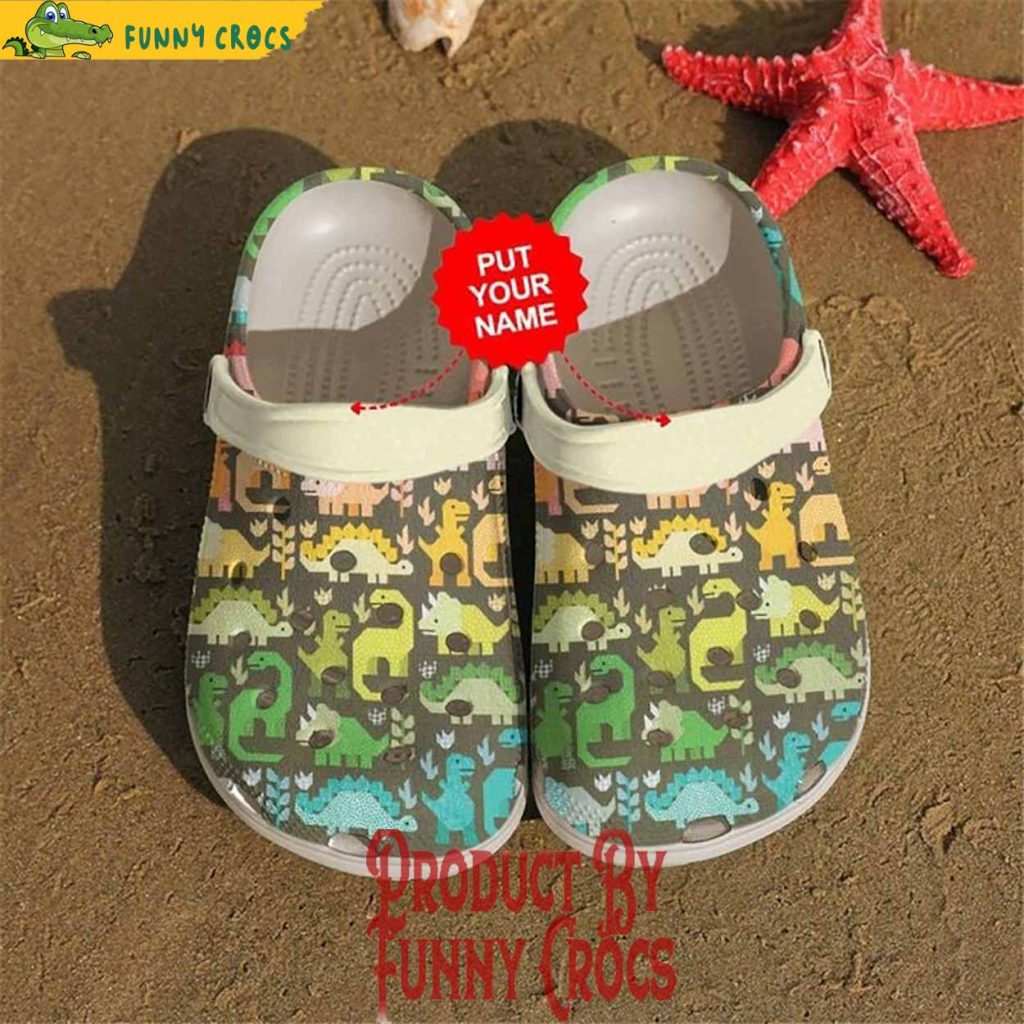 Personalized Dinosaur Crocs Style