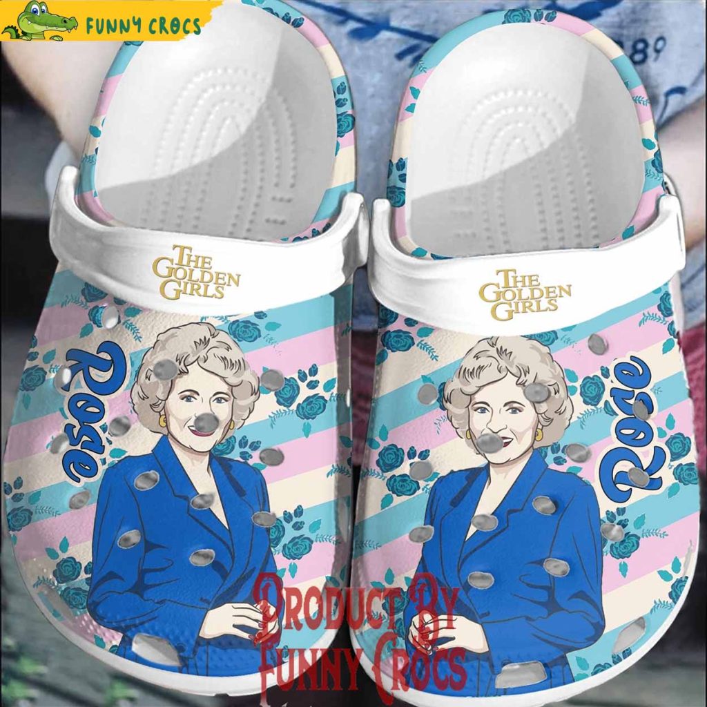 The Golden Girls Rose Crocs Shoes