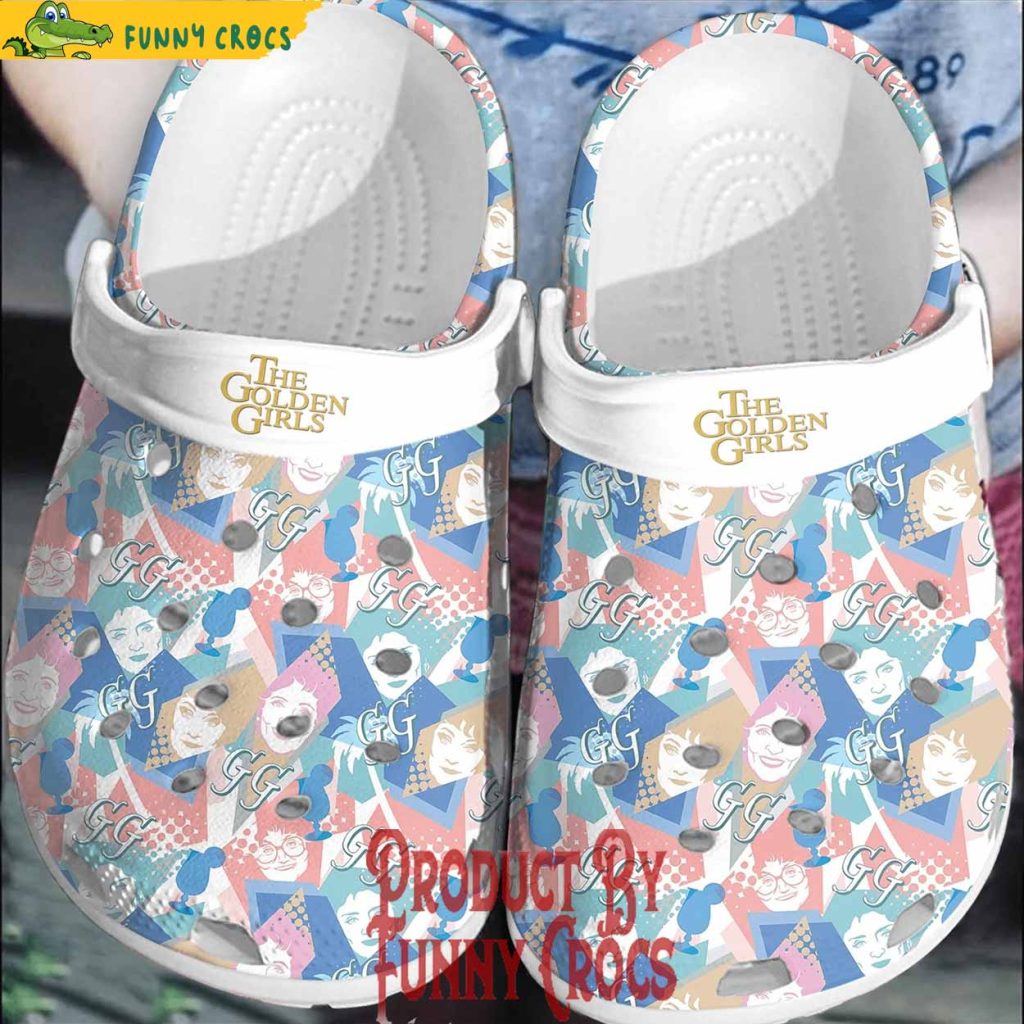 The Golden Girls Tv Series Pattern Crocs Style