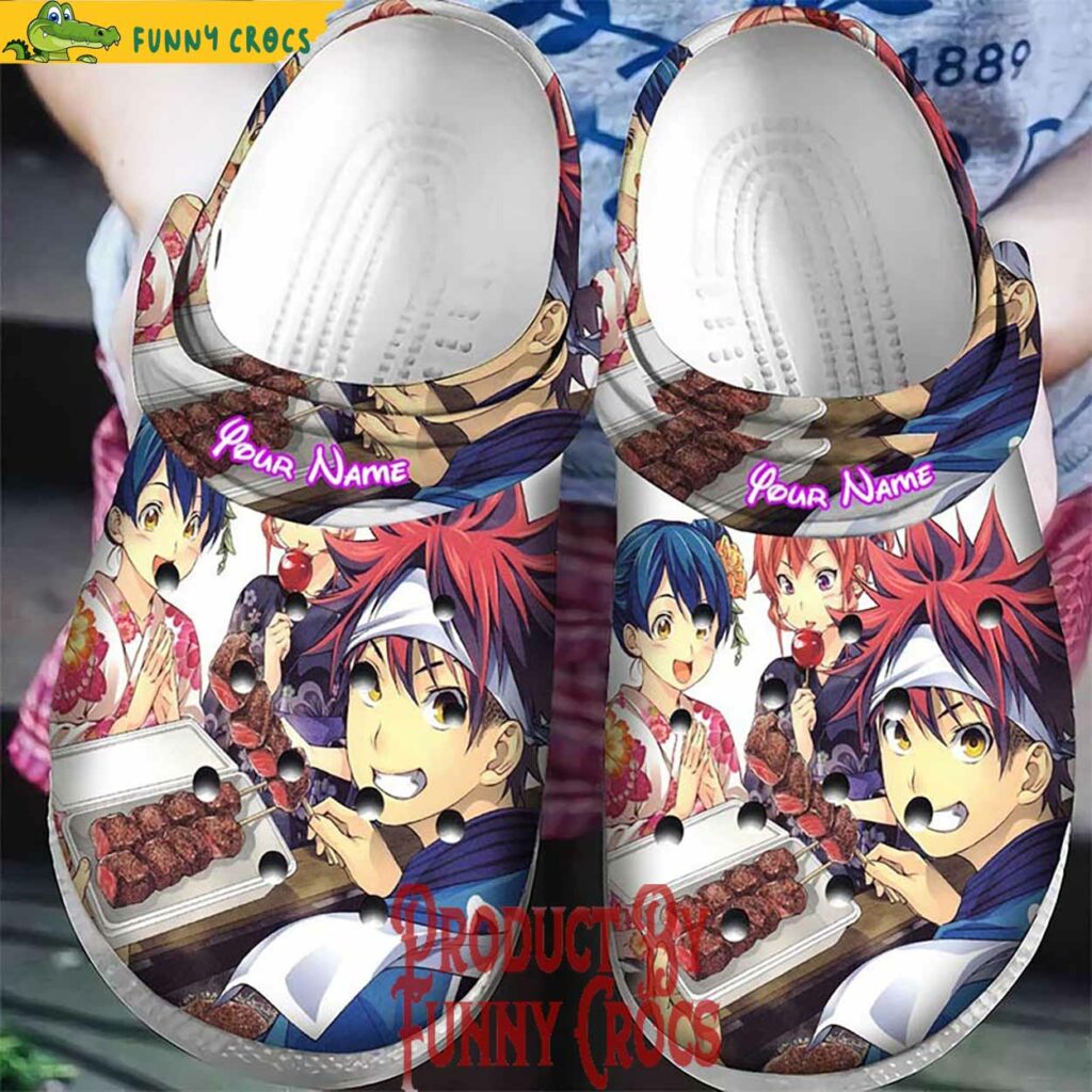 Custom Anime Food Wars Shokugeki No Soma Crocs