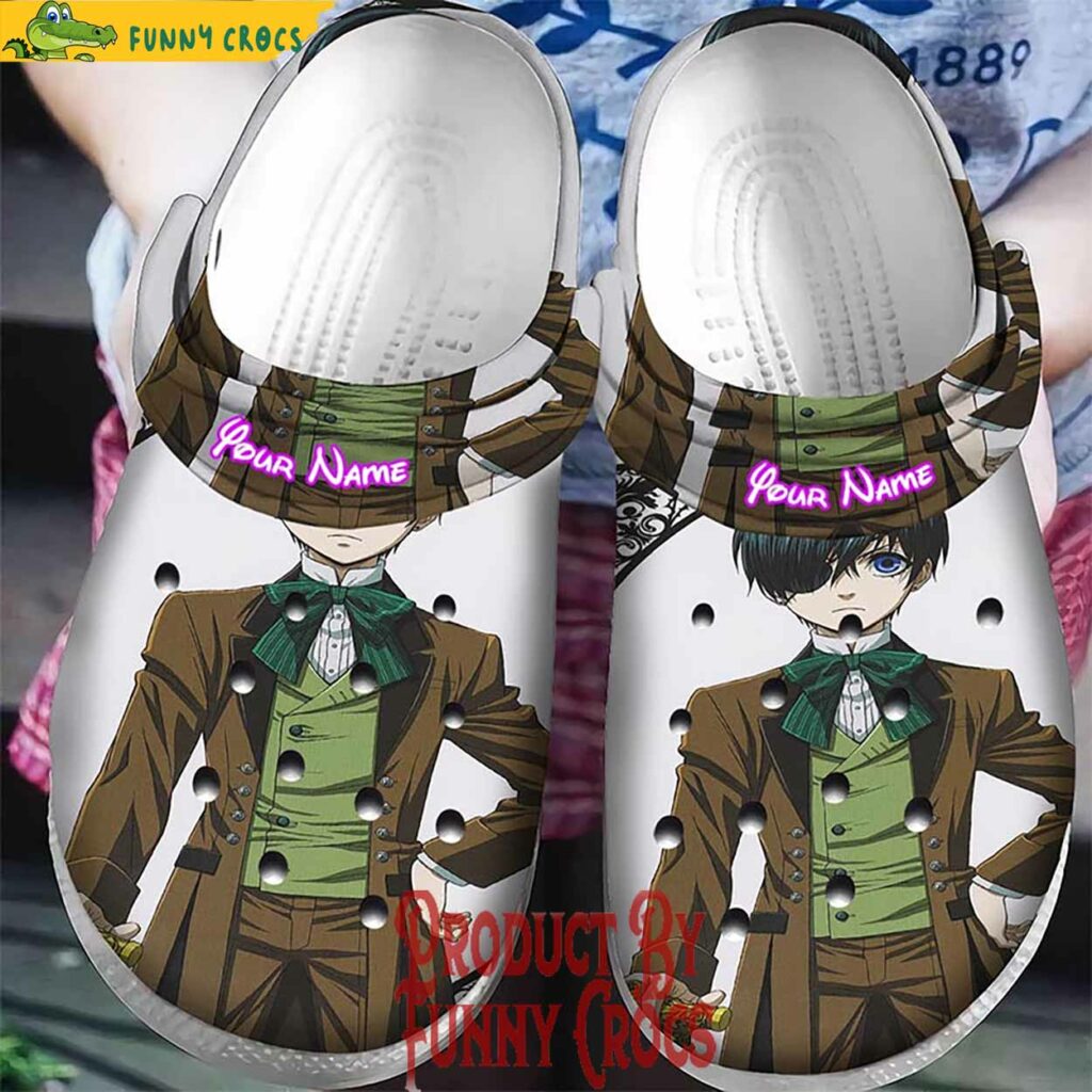 Custom Black Butler Ciel Phantomhive Crocs