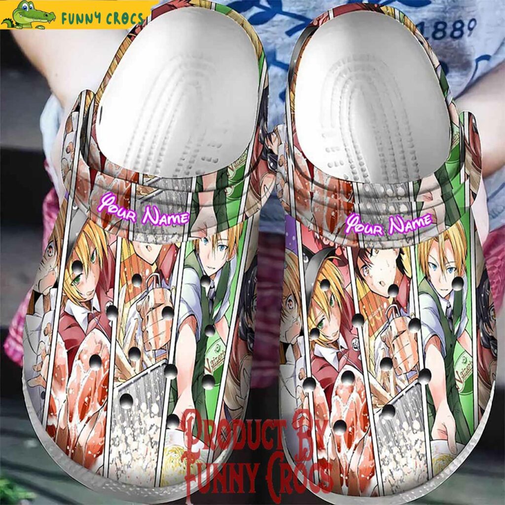 Custom Food Wars Shokugeki No Soma Characters Crocs For Fan