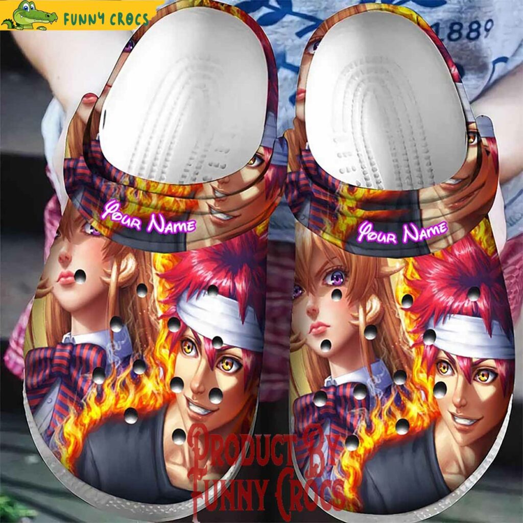 Food Wars Shokugeki No Soma And Nakiri Erina Crocs Shoes