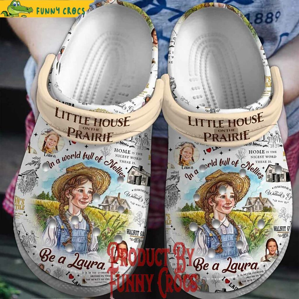 Movie Little House On The Prairie Crocs Shoes