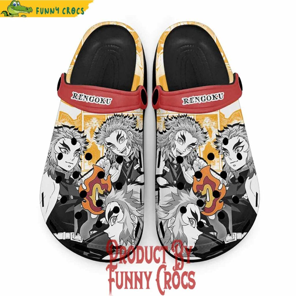 Custom Demon Slayer Kyojuro Rengoku Crocs Style