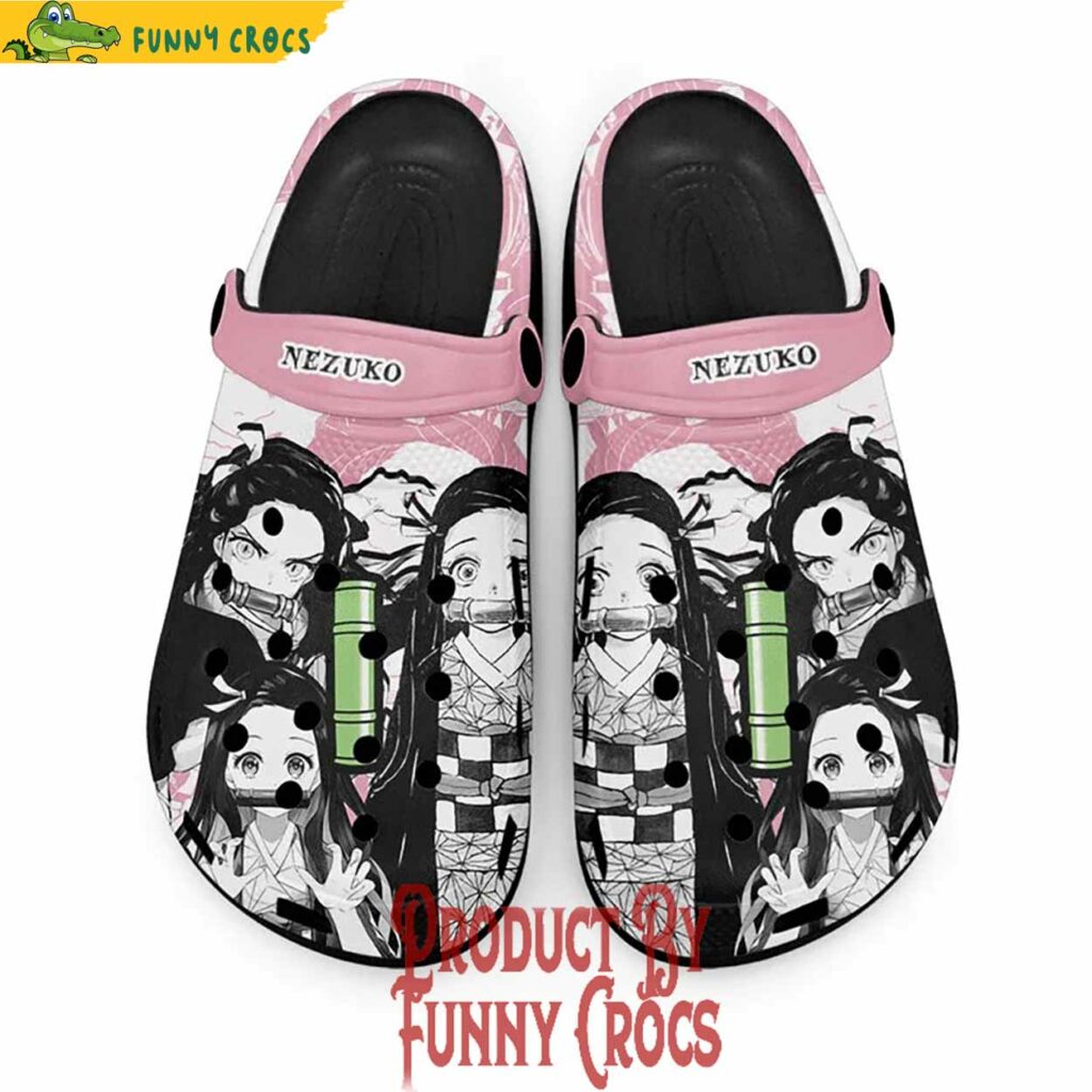 Custom Demon Slayer Nezuko Manga Crocs Style