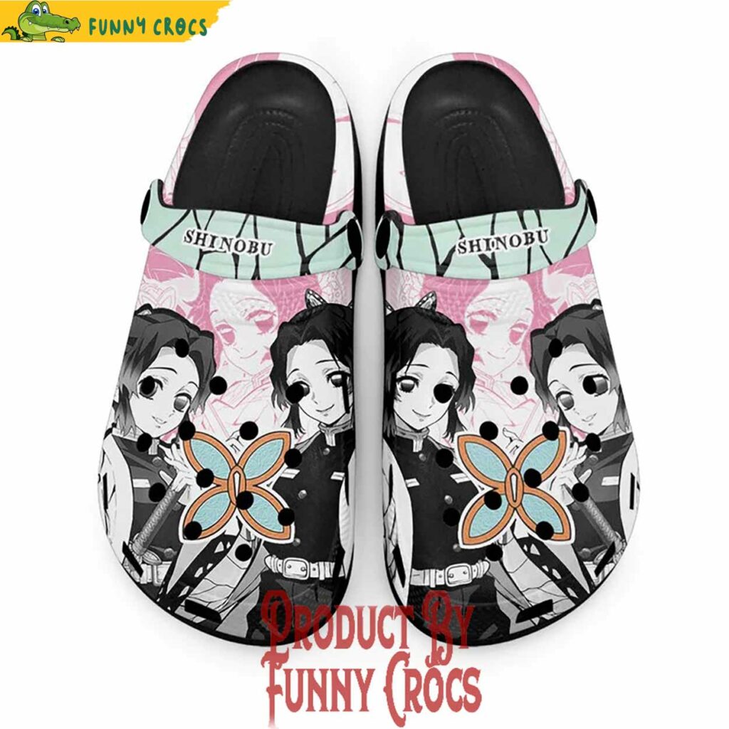 Custom Demon Slayer Shinobu Kocho Manga Crocs Style