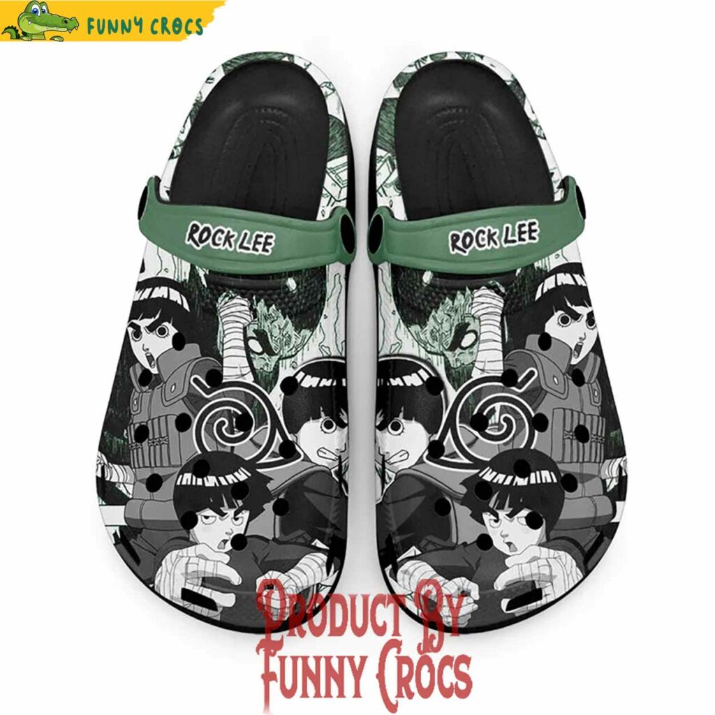 Custom Naruto Rock Lee Crocs Style