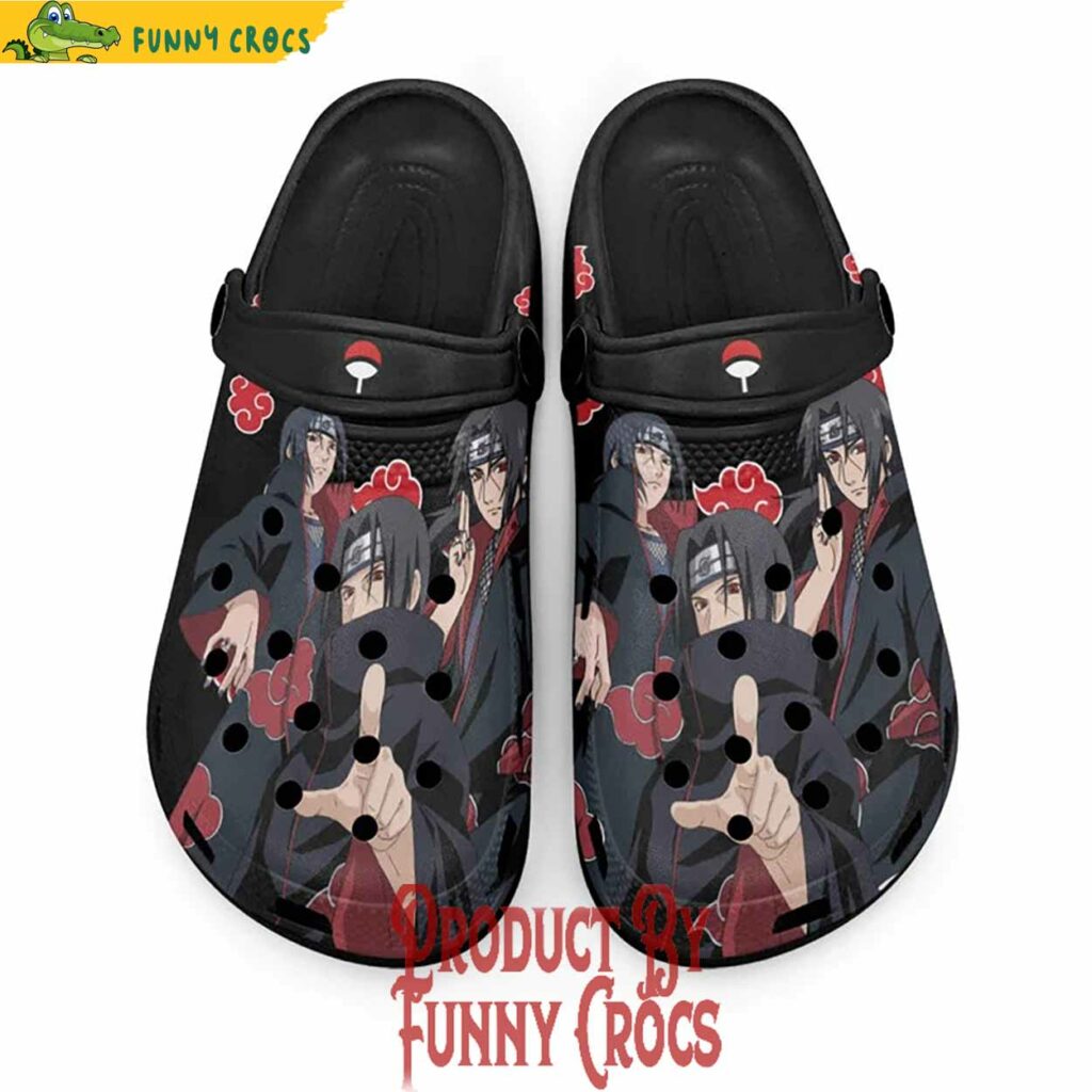 Itachi Pattern Crocs Style