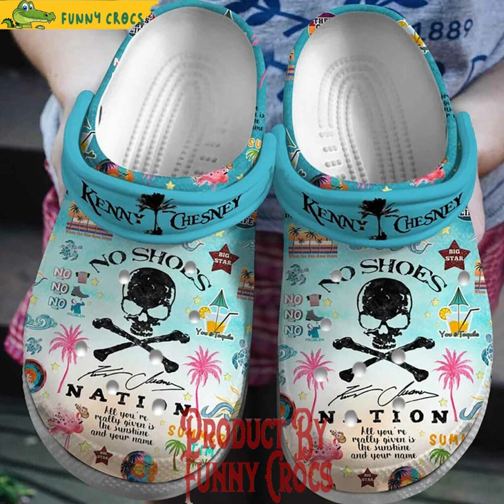 Kenny Chesney No Shoes Nation Crocs Clog Shoes