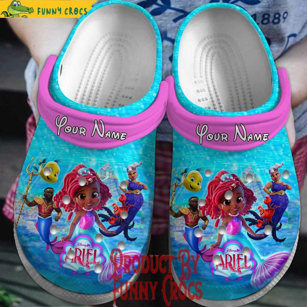 Personalized Disney Ariel Crocs Style