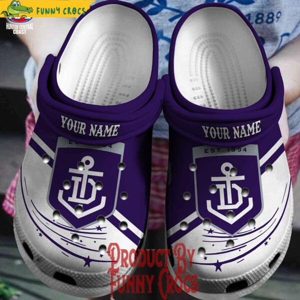 Custom AFL Fremantle Dockers Crocs Shoes