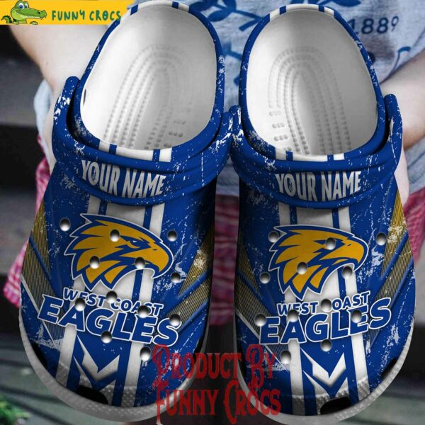 Custom AFL West Coast Eagles New Crocs Slippers