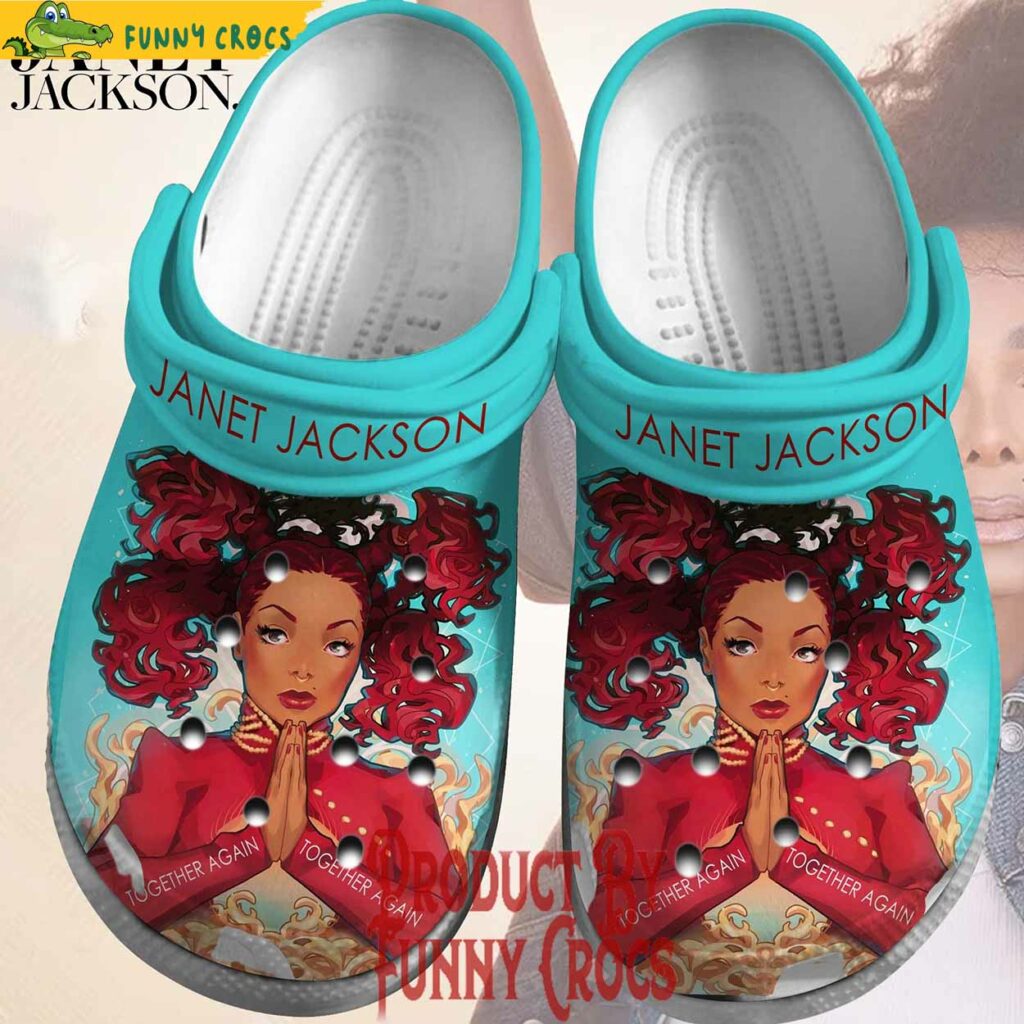 Janet Jackson Together Again Music Crocs Style Gift