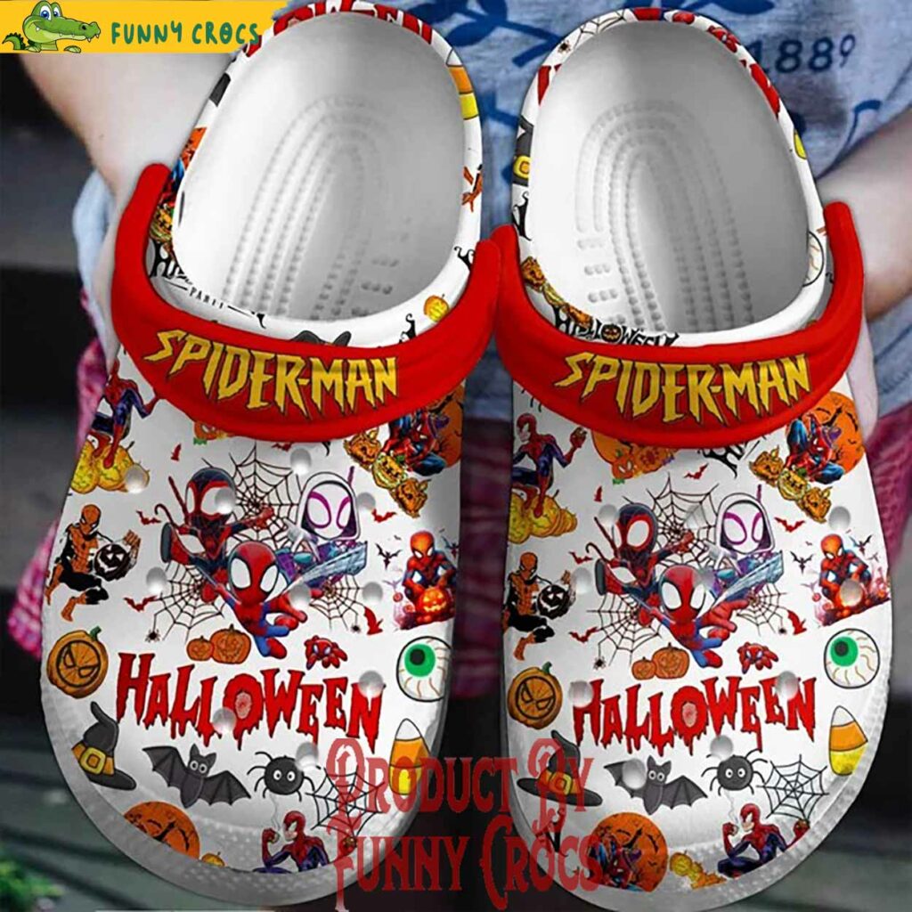 Halloween Cute Spider-Man Crocs Shoes