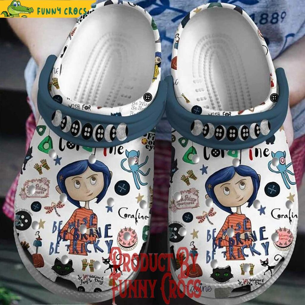 Coraline Cartoon Crocs Slippers Meaningful Birthday And Halloween Gift