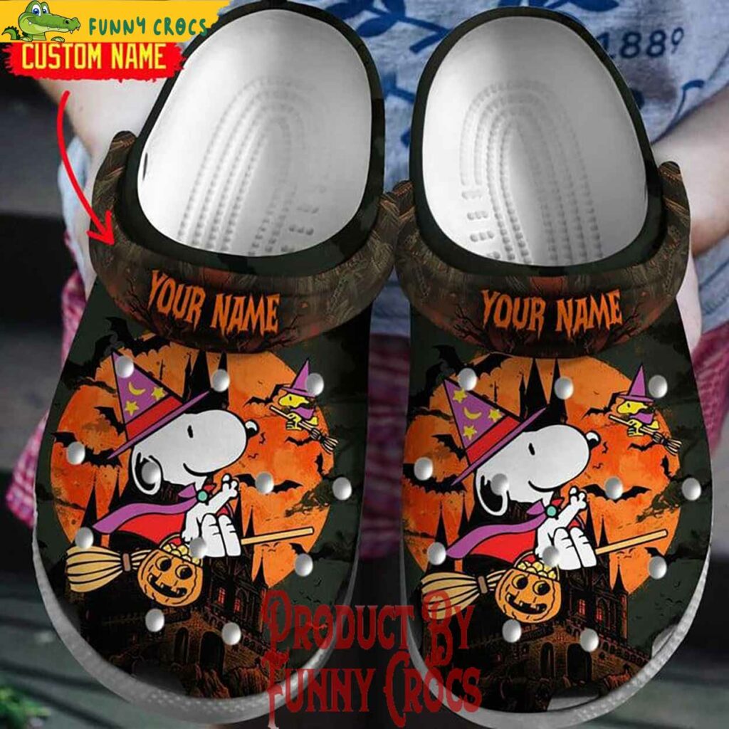 Crocs Halloween Snoopy Slippers Custom Design