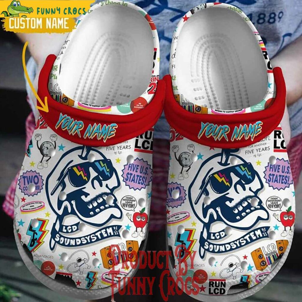 Custom Skull LCD Soundsystem Crocs Clogs